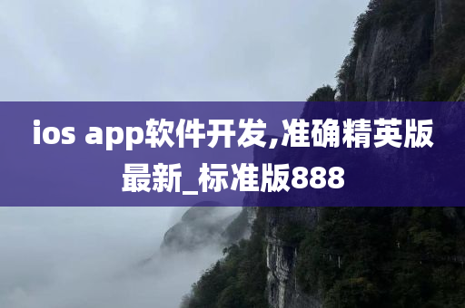 ios app软件开发,准确精英版最新_标准版888