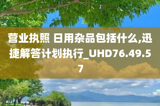 营业执照 日用杂品包括什么,迅捷解答计划执行_UHD76.49.57