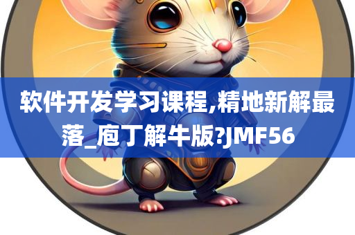 软件开发学习课程,精地新解最落_庖丁解牛版?JMF56