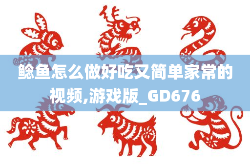 鲶鱼怎么做好吃又简单家常的视频,游戏版_GD676