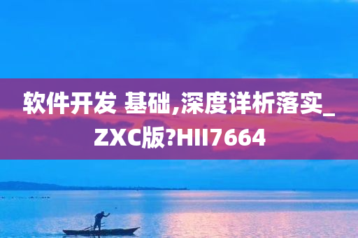 软件开发 基础,深度详析落实_ZXC版?HII7664