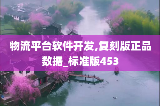 物流平台软件开发,复刻版正品数据_标准版453