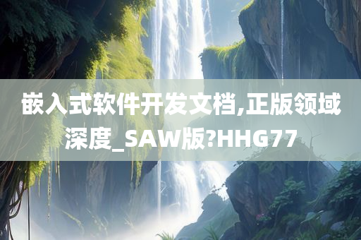 嵌入式软件开发文档,正版领域深度_SAW版?HHG77