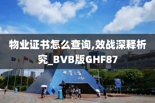 物业证书怎么查询,效战深释析究_BVB版GHF87