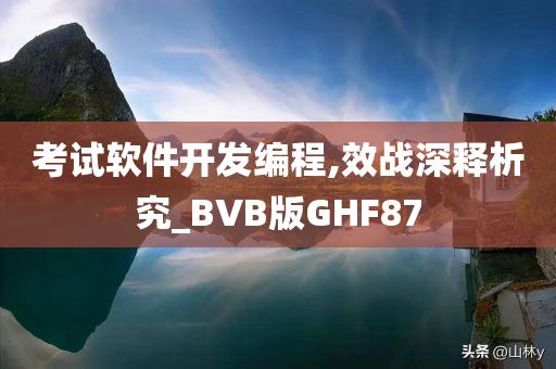 考试软件开发编程,效战深释析究_BVB版GHF87