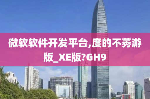 微软软件开发平台,度的不莠游版_XE版?GH9