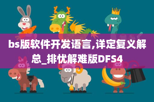 bs版软件开发语言,详定复义解总_排忧解难版DFS4