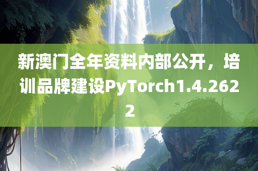 新澳门全年资料内部公开，培训品牌建设PyTorch1.4.2622