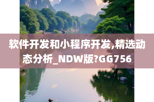 软件开发和小程序开发,精选动态分析_NDW版?GG756