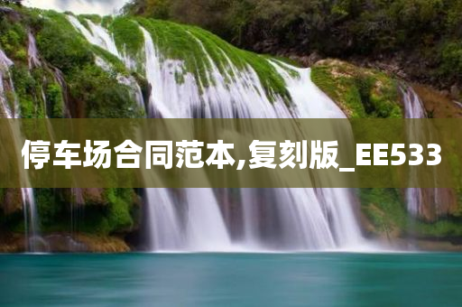 停车场合同范本,复刻版_EE533