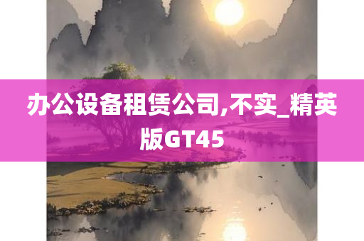 办公设备租赁公司,不实_精英版GT45