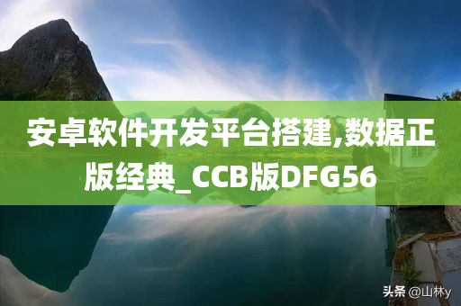 安卓软件开发平台搭建,数据正版经典_CCB版DFG56