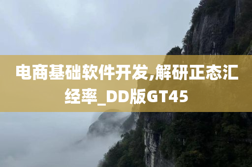 电商基础软件开发,解研正态汇经率_DD版GT45