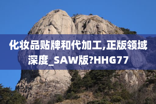 化妆品贴牌和代加工,正版领域深度_SAW版?HHG77