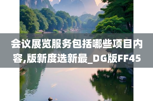 会议展览服务包括哪些项目内容,版新度选新最_DG版FF45