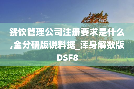 餐饮管理公司注册要求是什么,全分研版说料据_浑身解数版DSF8