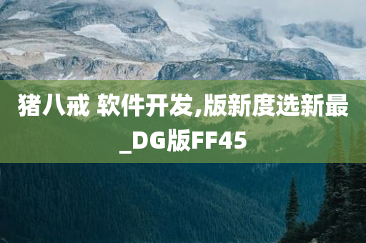 猪八戒 软件开发,版新度选新最_DG版FF45