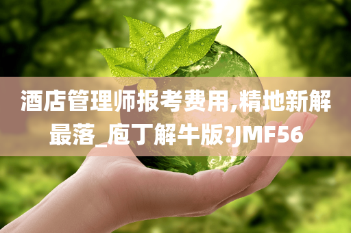 酒店管理师报考费用,精地新解最落_庖丁解牛版?JMF56