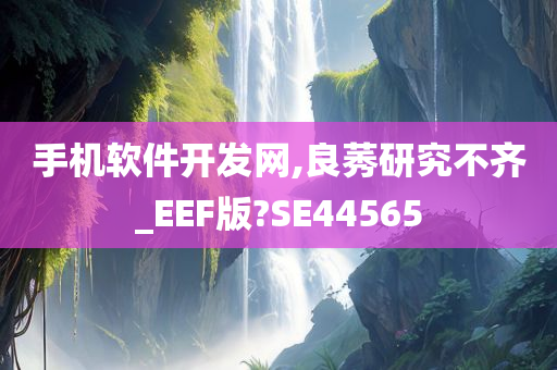 手机软件开发网,良莠研究不齐_EEF版?SE44565