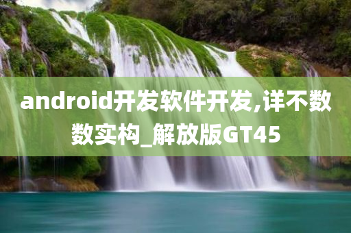 android开发软件开发,详不数数实构_解放版GT45