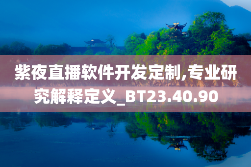 紫夜直播软件开发定制,专业研究解释定义_BT23.40.90