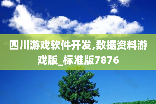 四川游戏软件开发,数据资料游戏版_标准版7876