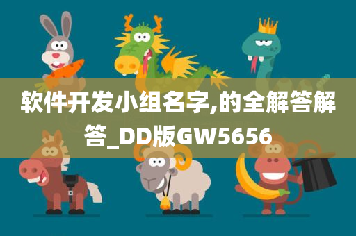 软件开发小组名字,的全解答解答_DD版GW5656