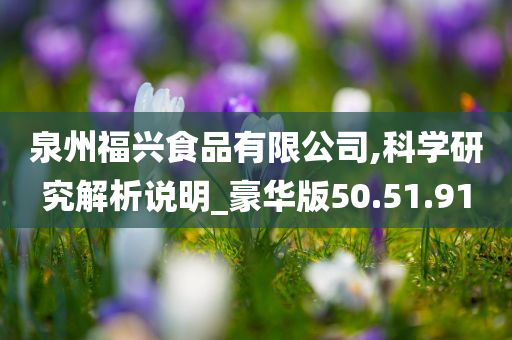 泉州福兴食品有限公司,科学研究解析说明_豪华版50.51.91