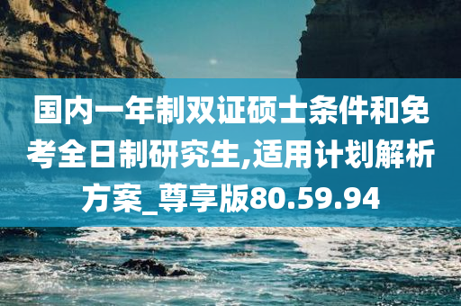 国内一年制双证硕士条件和免考全日制研究生,适用计划解析方案_尊享版80.59.94