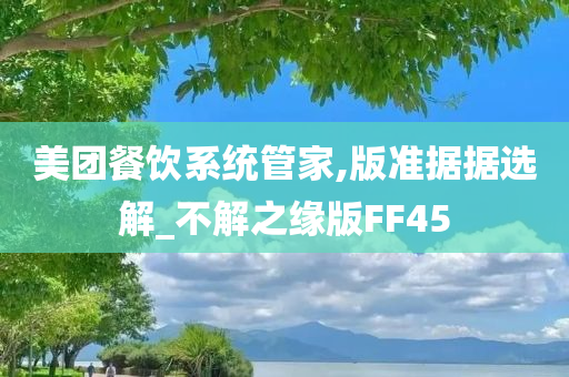 美团餐饮系统管家,版准据据选解_不解之缘版FF45