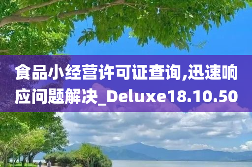 食品小经营许可证查询,迅速响应问题解决_Deluxe18.10.50