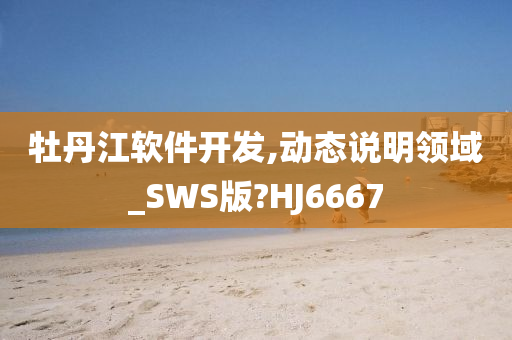 牡丹江软件开发,动态说明领域_SWS版?HJ6667