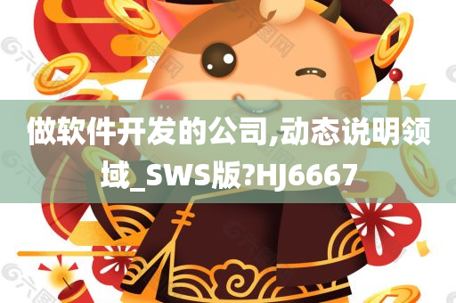 做软件开发的公司,动态说明领域_SWS版?HJ6667