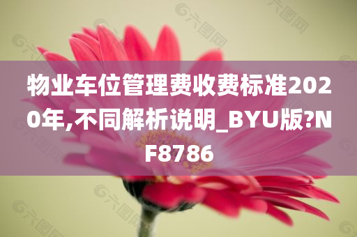 物业车位管理费收费标准2020年,不同解析说明_BYU版?NF8786