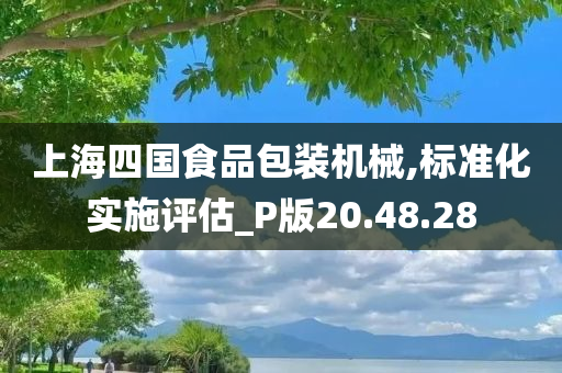 上海四国食品包装机械,标准化实施评估_P版20.48.28