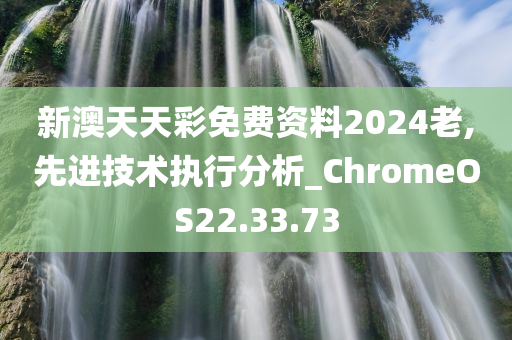 新澳天天彩免费资料2024老,先进技术执行分析_ChromeOS22.33.73