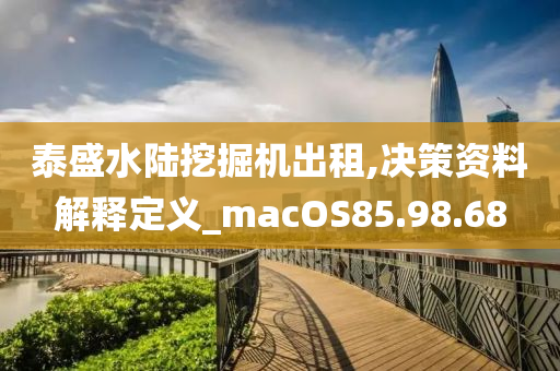 泰盛水陆挖掘机出租,决策资料解释定义_macOS85.98.68