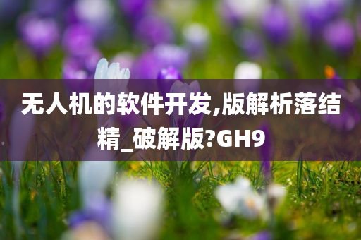 无人机的软件开发,版解析落结精_破解版?GH9