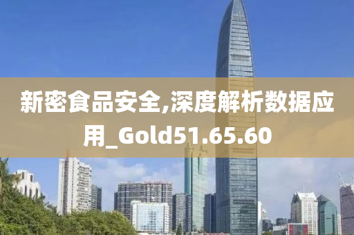 新密食品安全,深度解析数据应用_Gold51.65.60