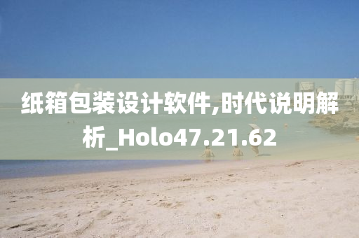 纸箱包装设计软件,时代说明解析_Holo47.21.62