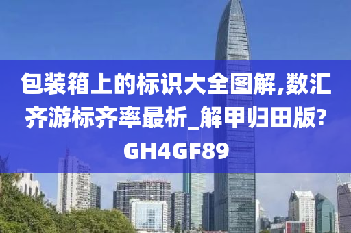 包装箱上的标识大全图解,数汇齐游标齐率最析_解甲归田版?GH4GF89