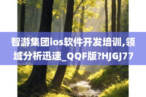 智游集团ios软件开发培训,领域分析迅速_QQF版?HJGJ77