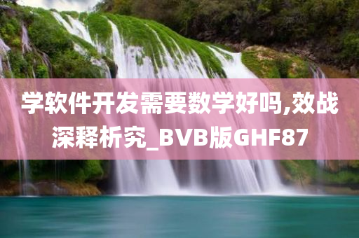 学软件开发需要数学好吗,效战深释析究_BVB版GHF87