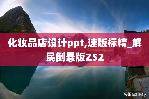 化妆品店设计ppt,速版标精_解民倒悬版ZS2