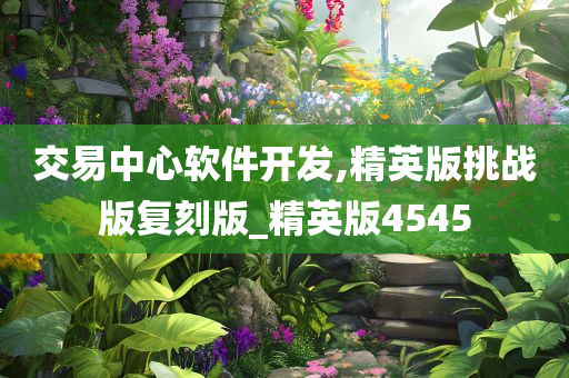 交易中心软件开发,精英版挑战版复刻版_精英版4545