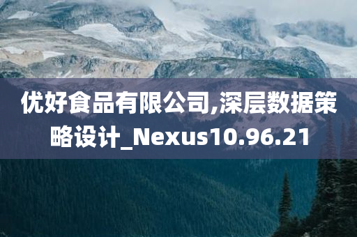 优好食品有限公司,深层数据策略设计_Nexus10.96.21