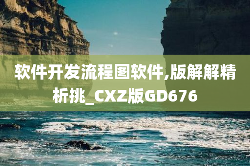 软件开发流程图软件,版解解精析挑_CXZ版GD676