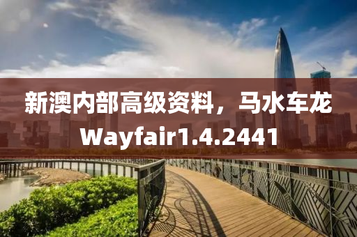 新澳内部高级资料，马水车龙Wayfair1.4.2441