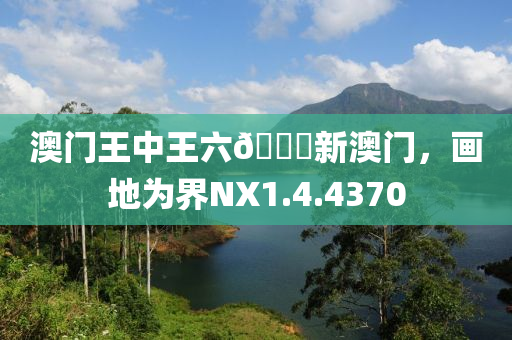 澳门王中王六🐎新澳门，画地为界NX1.4.4370