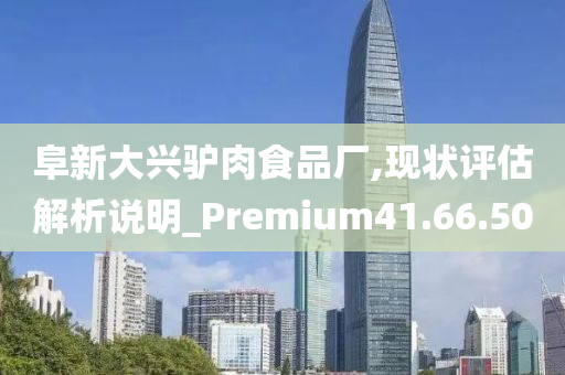 阜新大兴驴肉食品厂,现状评估解析说明_Premium41.66.50